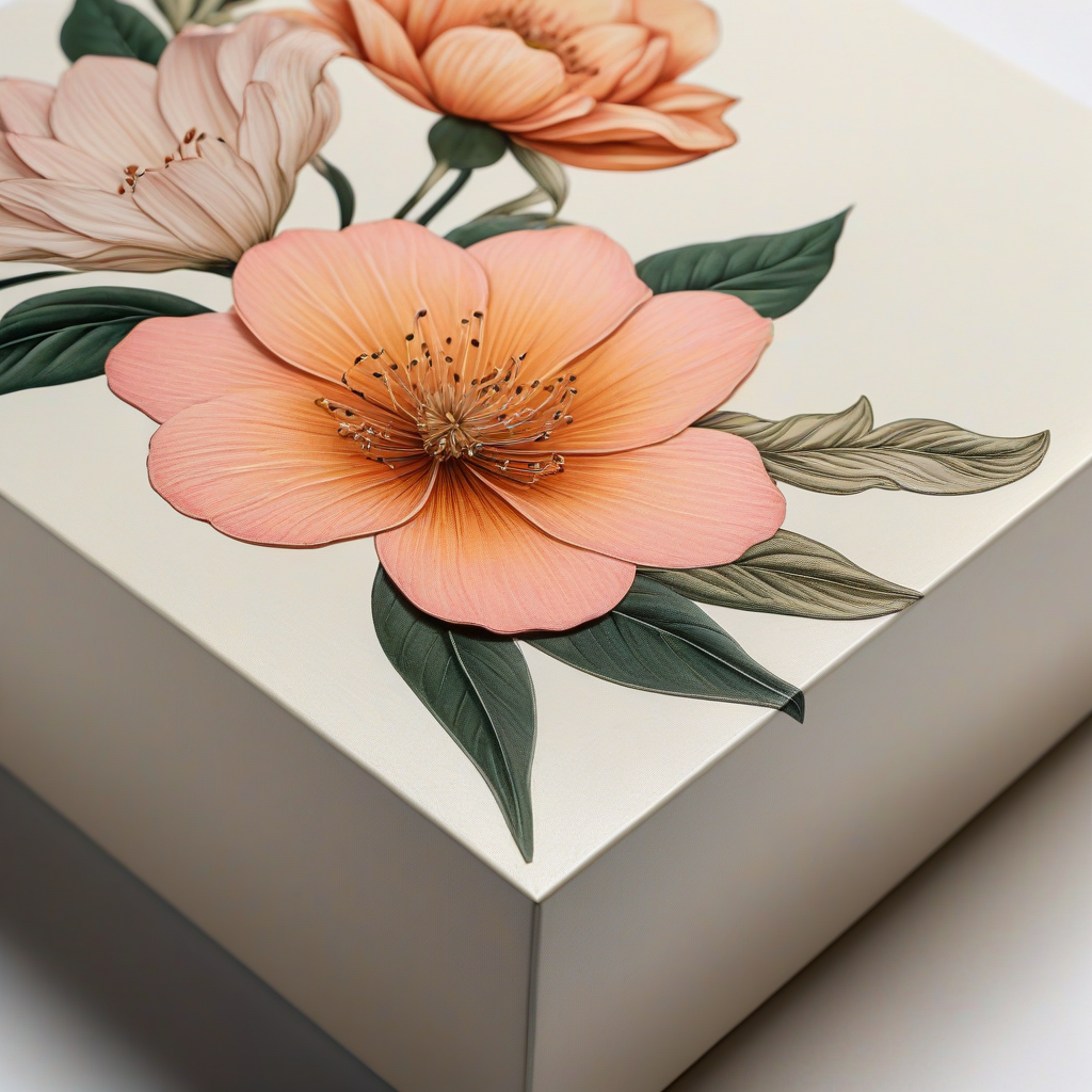 Custom printed box with company logo